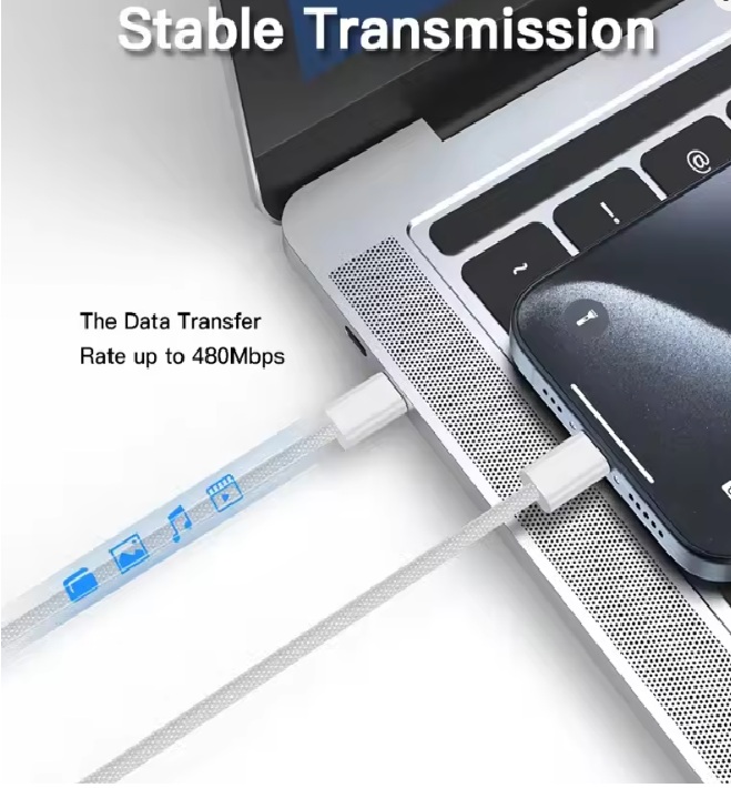 محصول  کابل شارژر اورجینال  ایفن17- USB Type C