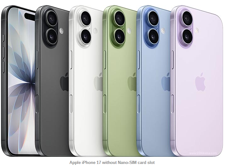 محصول گوشی موبایل اپل مدل ,iPhone 17 ZAA,CHA دو سیم کارت ، ظرفیت256 مگابایت و رم 8 گیگابایت -نات اکتیو-رجیستر شده