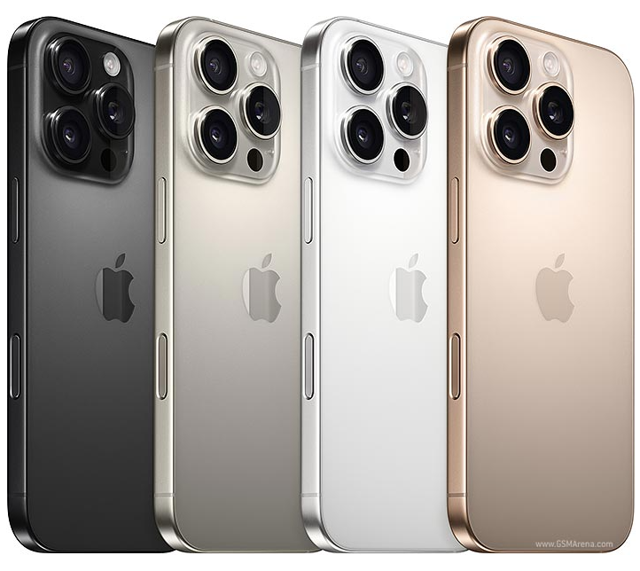 محصول گوشی موبایل اپل مدل ,iPhone 16 Pro ZAA,CHA دو سیم کارت ، ظرفیت128 مگابایت و رم 8 گیگابایت -نات اکتیو